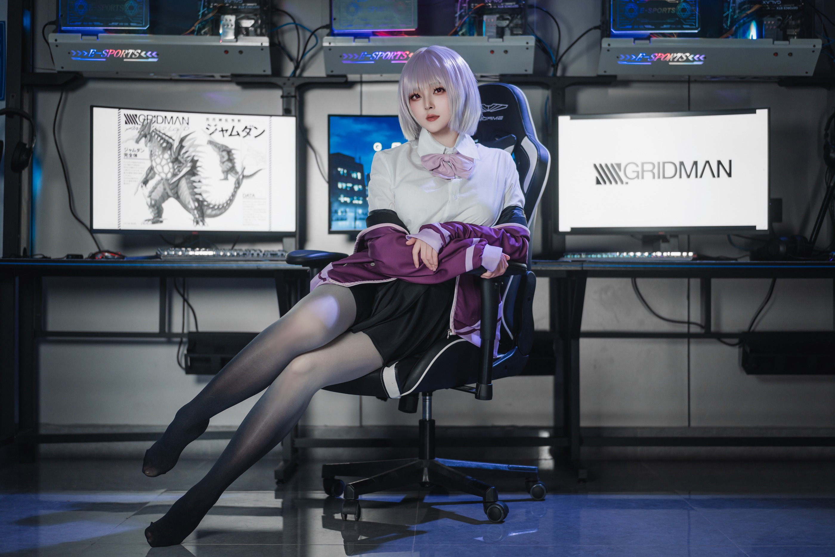 图片[1]-Natsuko夏夏子 – NO.100 GRIDMAN 新条茜[82P]-XikXak